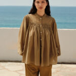 DEVOTION "BLOOM" Cotton Shirt Voile