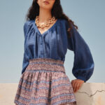 DEVOTION TWINS "VAGARI" Linen Shirt Petit