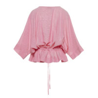 DEVOTION TWINS "INDIGO" Cotton Blouse Gaze - Image 5