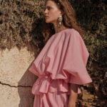 DEVOTION TWINS "INDIGO" Cotton Blouse Gaze