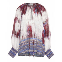 DEVOTION TWINS "ARIA" Linen Blouse Print - Image 2