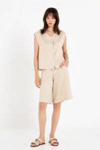 PHILOSOPHY WEAR Twill Linen Vest