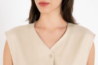 PHILOSOPHY WEAR Twill Linen Vest - Image 2