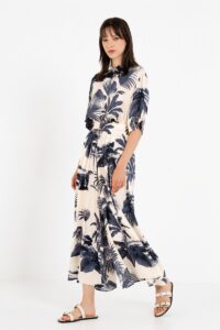 PHILOSOPHY WEAR Satin Print Jupe Culotte