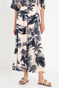 PHILOSOPHY WEAR Satin Print Jupe Culotte - Image 2