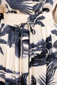 PHILOSOPHY WEAR Satin Print Jupe Culotte - Image 3