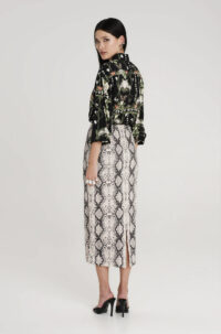 PEACE & CHAOS "Serpentine" midi skirt - Image 2