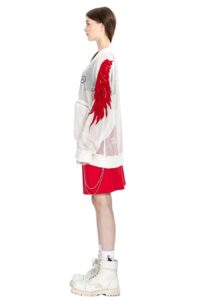 MWM Oversized Mesh Bomber Jacket - Image 3