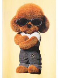 MWM Teddy Bear Streetwear Dog Print - Image 4