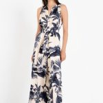 PHILOSOPHY WEAR Satin Print Jumpsuit
