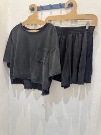 LOLISTY "LINEN SHORTS WITH LACE SIDE DETAIL" - Image 2