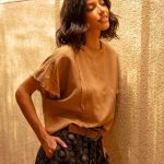 LOLISTY "LINEN SEAMLINE TOP"