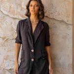LOLISTY "OVERSIZED LINEN BLAZER"